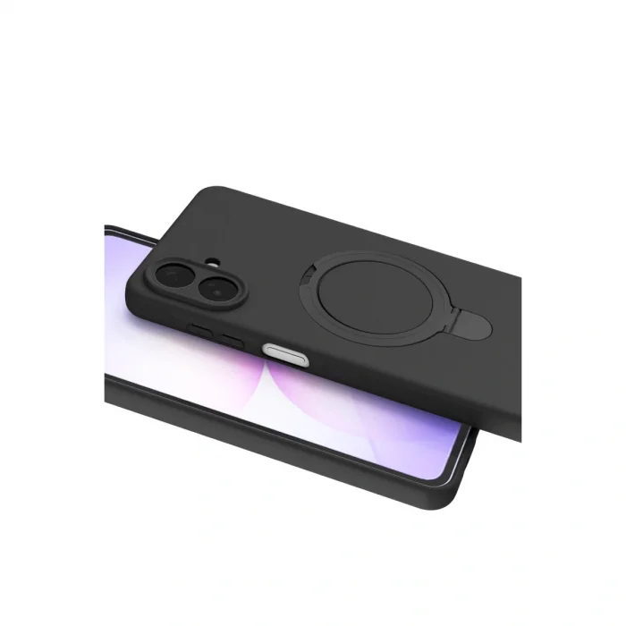 BUĞZ Samsung Galaxy A07 4g Regal Magsafe Standlı Kapak - Siyah