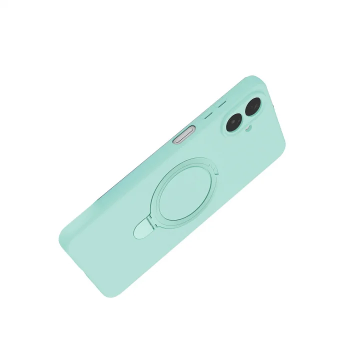 BUĞZ Samsung Galaxy A07 4g Regal Magsafe Standlı Kapak - Su Yeşili