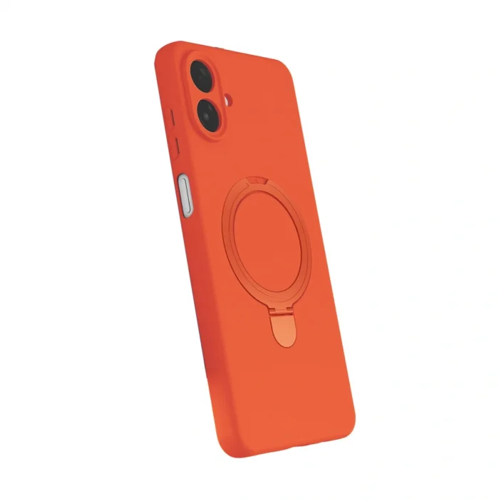 BUĞZ Samsung Galaxy A07 4g Regal Magsafe Standlı Kapak - Turuncu