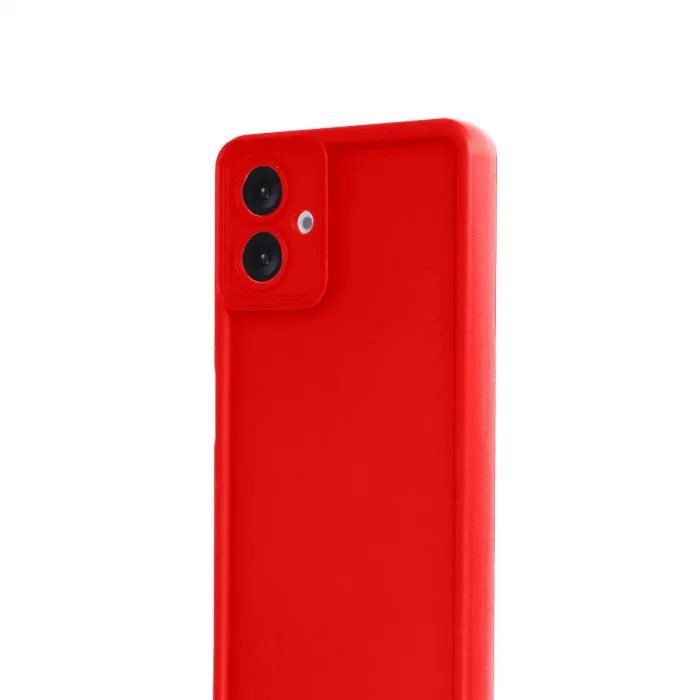 BUĞZ Samsung Galaxy A07 4g Viera Silikon - Kırmızı
