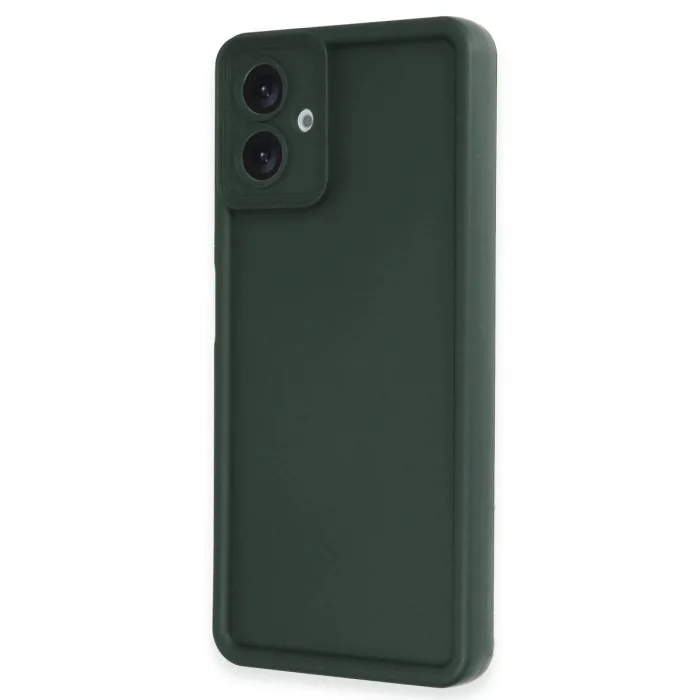 BUĞZ Samsung Galaxy A07 4g Viera Silikon - Koyu Yeşil