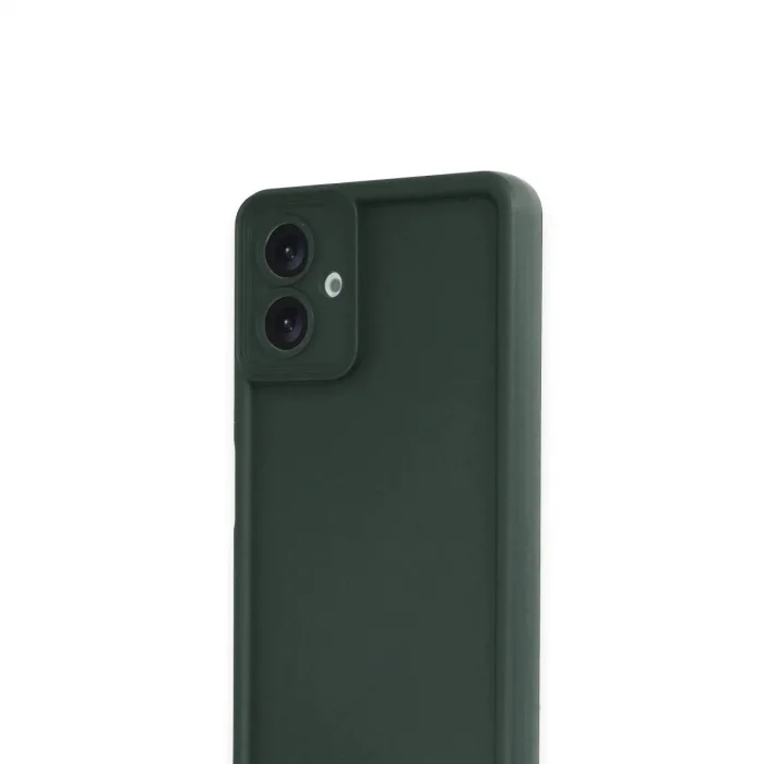 BUĞZ Samsung Galaxy A07 4g Viera Silikon - Koyu Yeşil