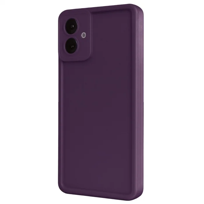 BUĞZ Samsung Galaxy A07 4g Viera Silikon - Mürdüm