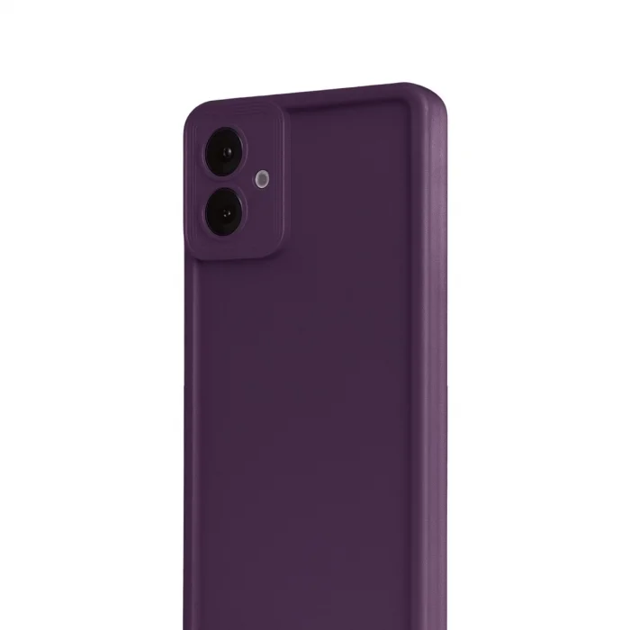 BUĞZ Samsung Galaxy A07 4g Viera Silikon - Mürdüm