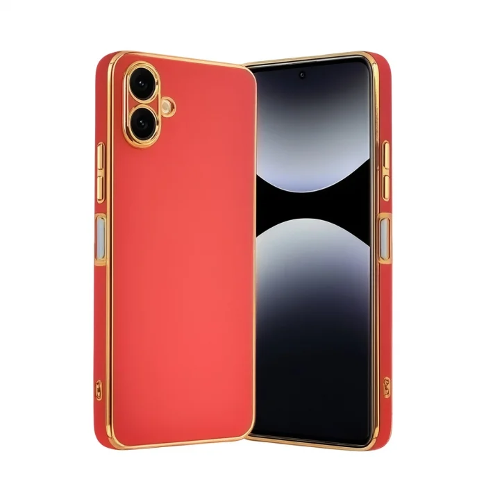 BUĞZ Samsung Galaxy A07 4g Volet Silikon - Kırmızı