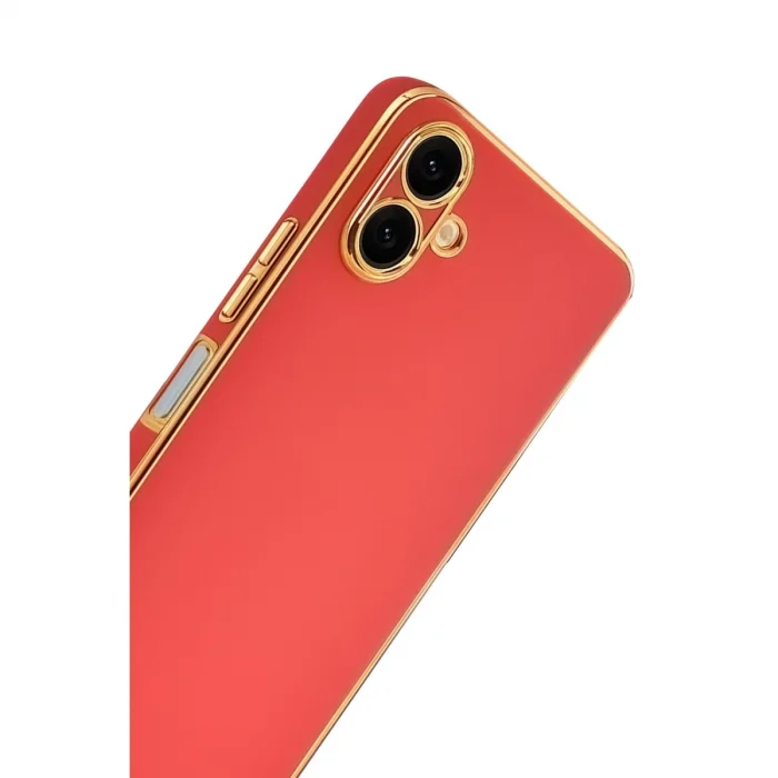 BUĞZ Samsung Galaxy A07 4g Volet Silikon - Kırmızı