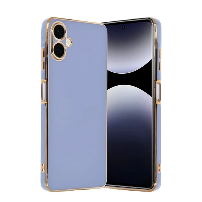 BUĞZ Samsung Galaxy A07 4g Volet Silikon - Mavi