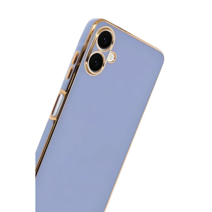 BUĞZ Samsung Galaxy A07 4g Volet Silikon - Mavi