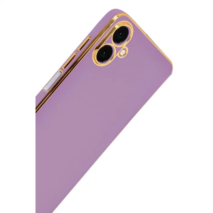 BUĞZ Samsung Galaxy A07 4g Volet Silikon - Mor