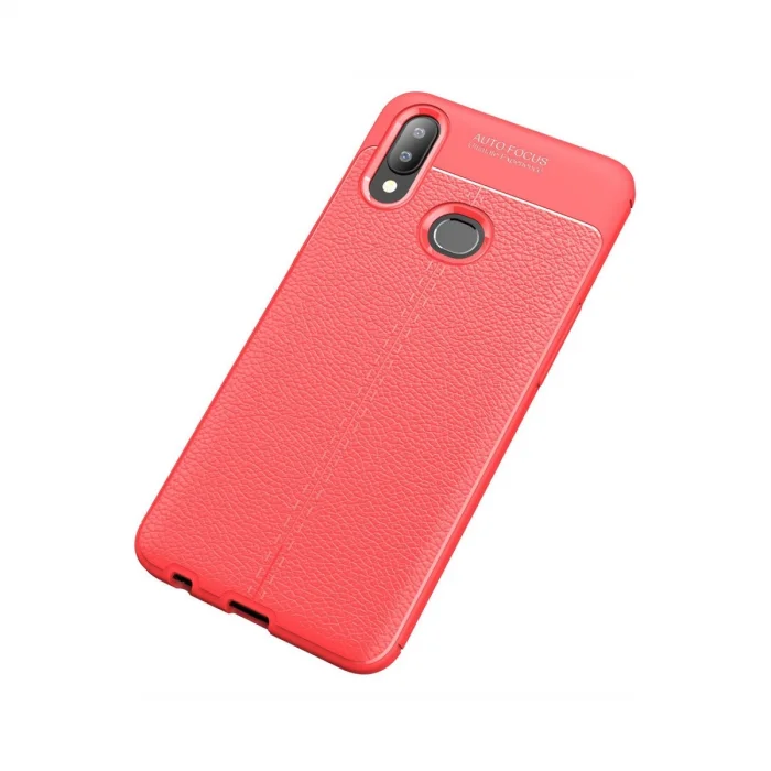 BUĞZ Samsung Galaxy A10s Kılıf Auto Focus Kapak - Kırmızı