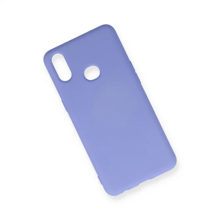 BUĞZ Samsung Galaxy A10s Kılıf Nano İçi Kadife Silikon - Lila