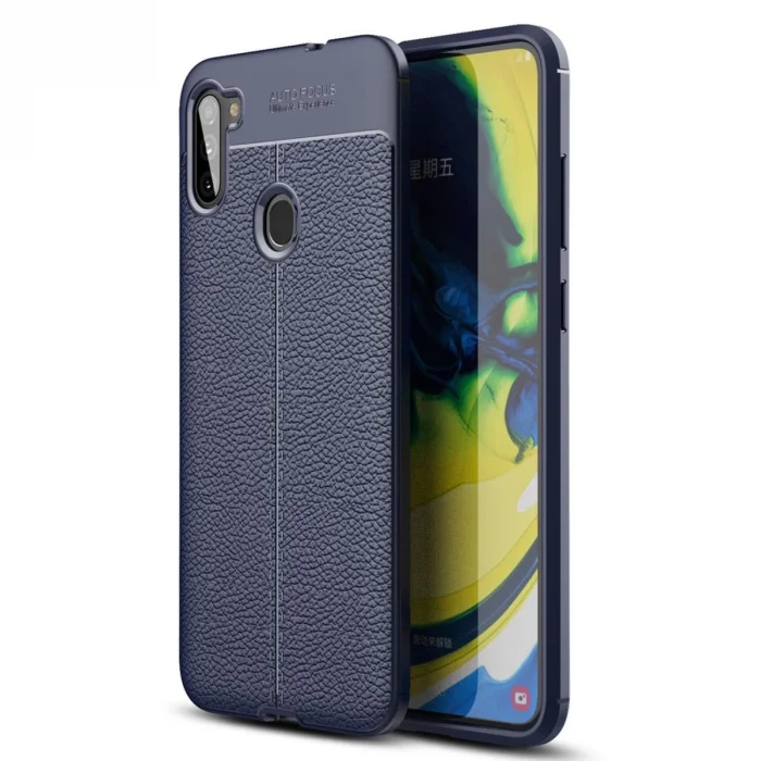 BUĞZ Samsung Galaxy A11 Kılıf Auto Focus Kapak - Lacivert