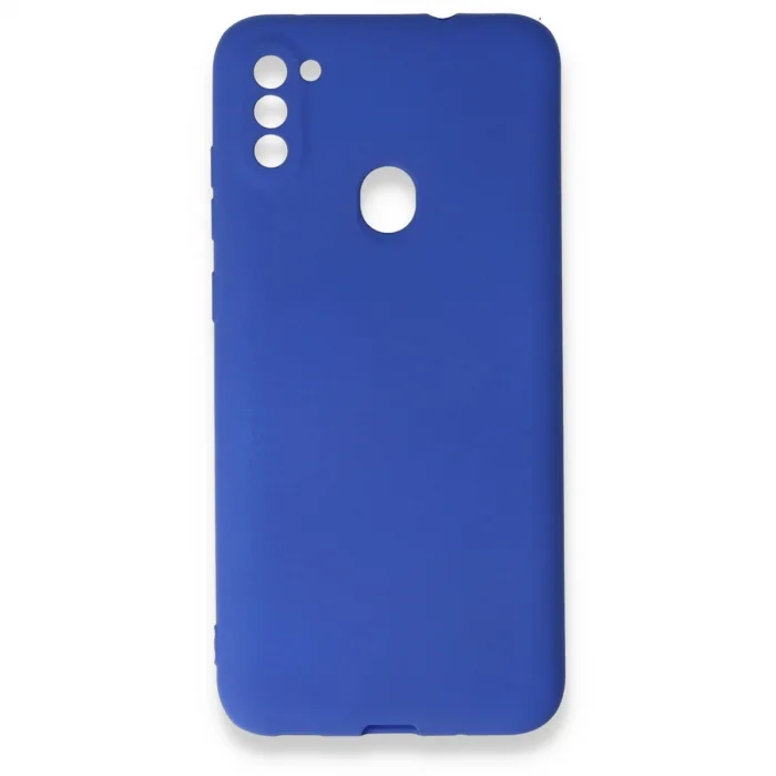 BUĞZ Samsung Galaxy A11 Kılıf First Silikon - Lacivert