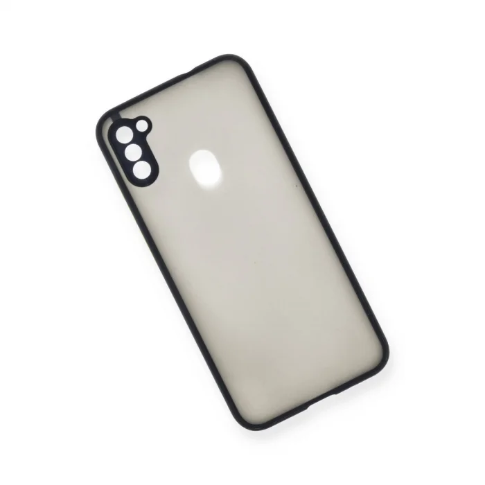 BUĞZ Samsung Galaxy A11 Kılıf Montreal Silikon Kapak - Lacivert