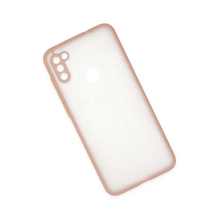 BUĞZ Samsung Galaxy A11 Kılıf Montreal Silikon Kapak - Pembe