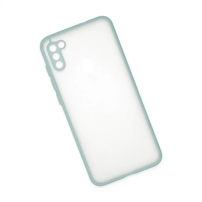 BUĞZ Samsung Galaxy A11 Kılıf Montreal Silikon Kapak - Turkuaz