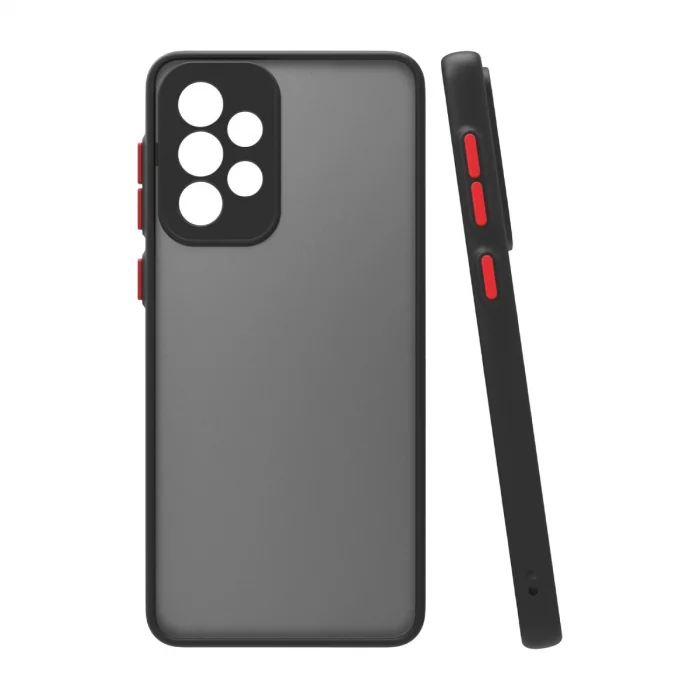 BUĞZ Samsung Galaxy A13 4g Kılıf Montreal Silikon Kapak - Siyah