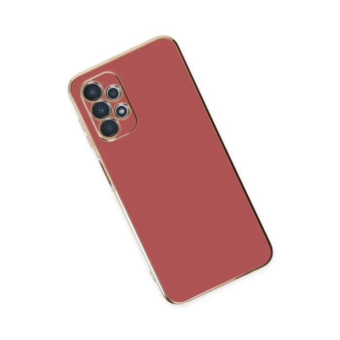 BUĞZ Samsung Galaxy A13 4g Kılıf Volet Silikon - Kırmızı