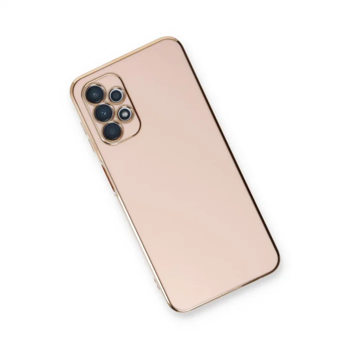 BUĞZ Samsung Galaxy A13 4g Kılıf Volet Silikon - Pembe