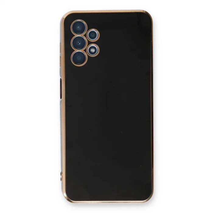 BUĞZ Samsung Galaxy A13 4g Kılıf Volet Silikon - Siyah