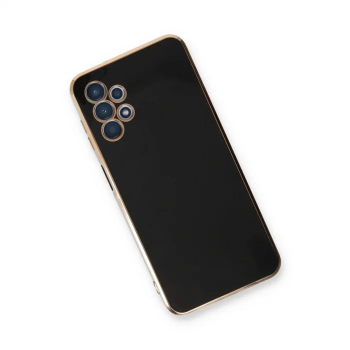 BUĞZ Samsung Galaxy A13 4g Kılıf Volet Silikon - Siyah