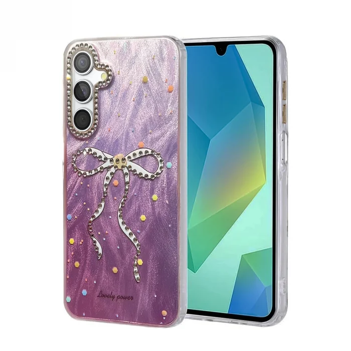 BUĞZ Samsung Galaxy A14 4g Kılıf Blade Aynalı Desenli Kapak - Desen 1