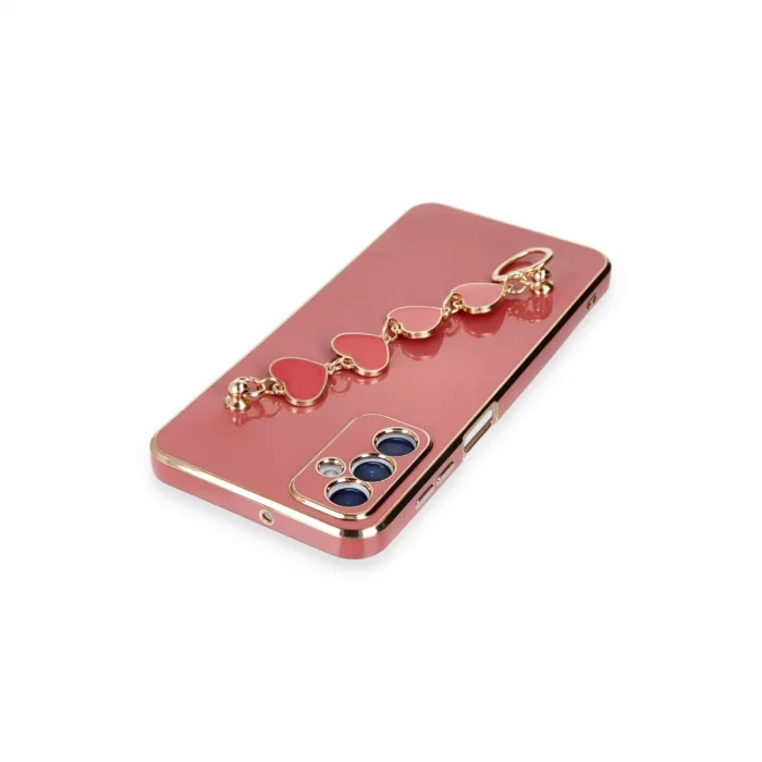 BUĞZ Samsung Galaxy A14 4g Kılıf Esila Silikon - Kırmızı