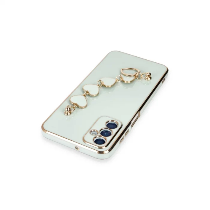 BUĞZ Samsung Galaxy A14 4g Kılıf Esila Silikon - Su Yeşili