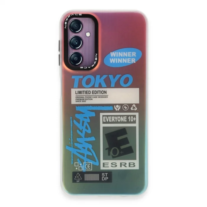 BUĞZ Samsung Galaxy A14 4g Kılıf Estoril Desenli Kapak - Estoril - 1