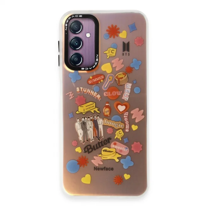 BUĞZ Samsung Galaxy A14 4g Kılıf Estoril Desenli Kapak - Estoril - 16