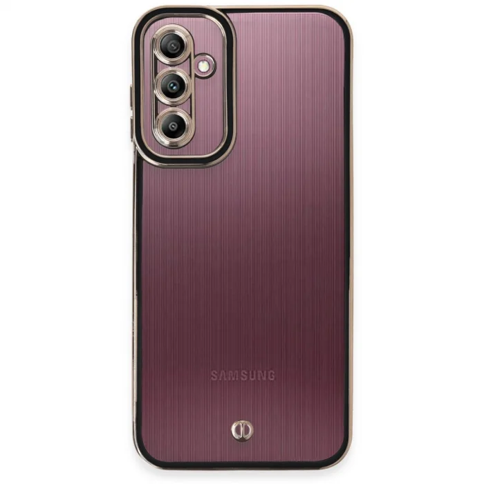 BUĞZ Samsung Galaxy A14 4g Kılıf Liva Lens Silikon - Siyah