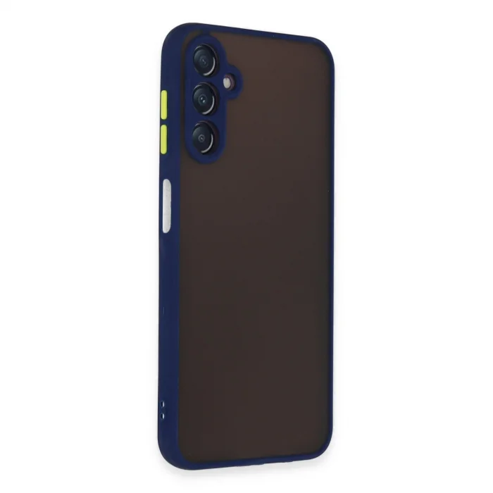 BUĞZ Samsung Galaxy A14 4g Kılıf Montreal Silikon Kapak - Lacivert