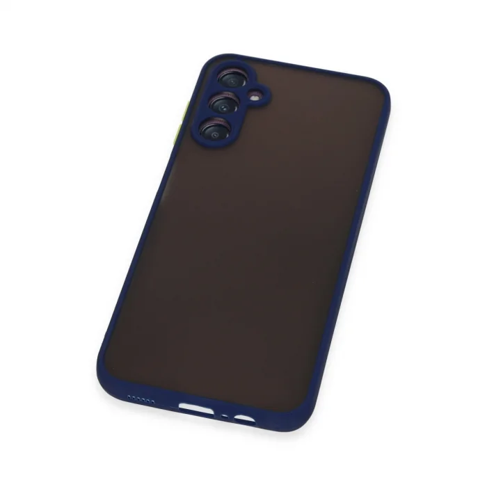 BUĞZ Samsung Galaxy A14 4g Kılıf Montreal Silikon Kapak - Lacivert