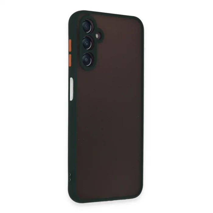 BUĞZ Samsung Galaxy A14 4g Kılıf Montreal Silikon Kapak - Yeşil