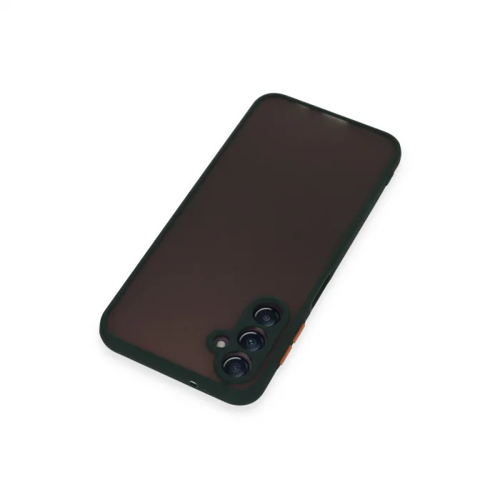 BUĞZ Samsung Galaxy A14 4g Kılıf Montreal Silikon Kapak - Yeşil