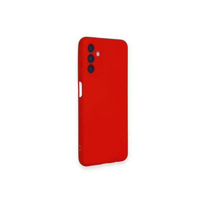 BUĞZ Samsung Galaxy A14 4g Kılıf Nano İçi Kadife Silikon - Kırmızı
