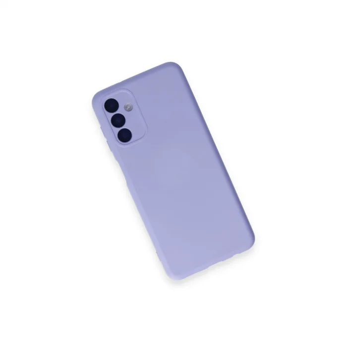 BUĞZ Samsung Galaxy A14 4g Kılıf Nano İçi Kadife Silikon - Lila