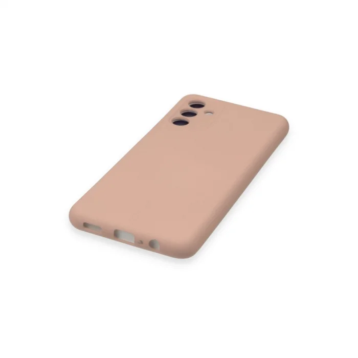 BUĞZ Samsung Galaxy A14 4g Kılıf Nano İçi Kadife Silikon - Pudra