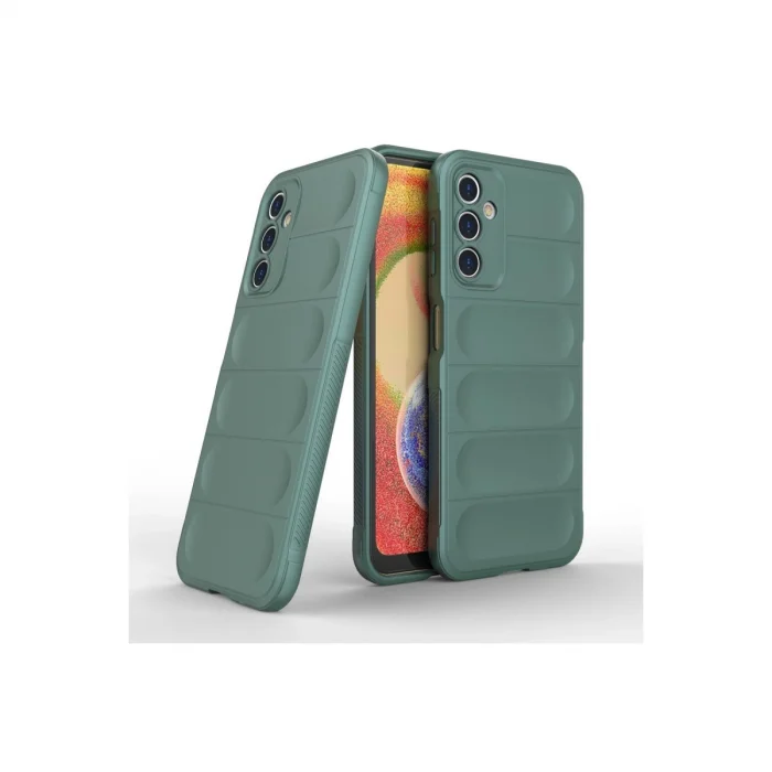 BUĞZ Samsung Galaxy A14 4g Kılıf Optimum Silikon - Koyu Yeşil