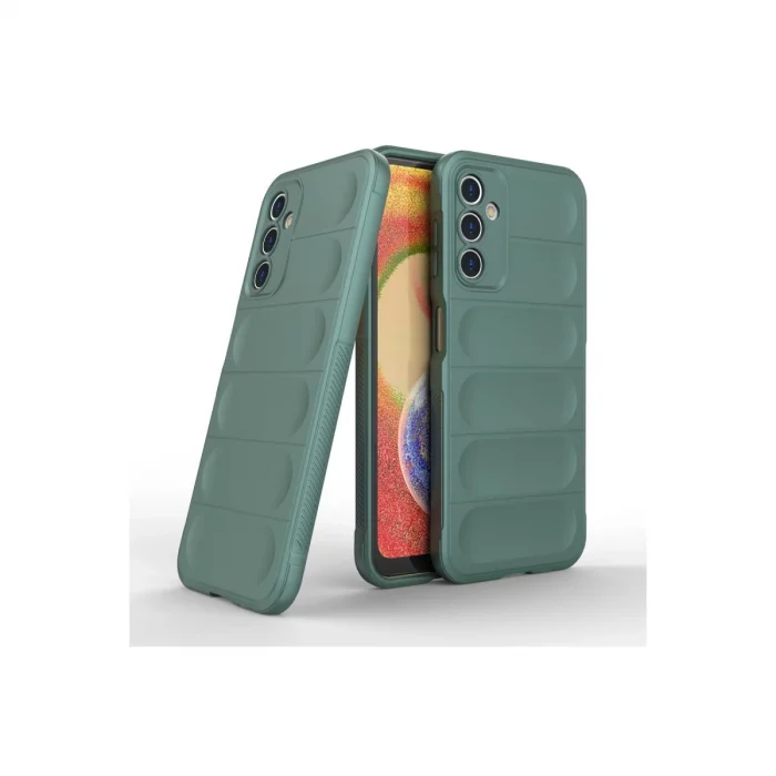 BUĞZ Samsung Galaxy A14 4g Kılıf Optimum Silikon - Koyu Yeşil