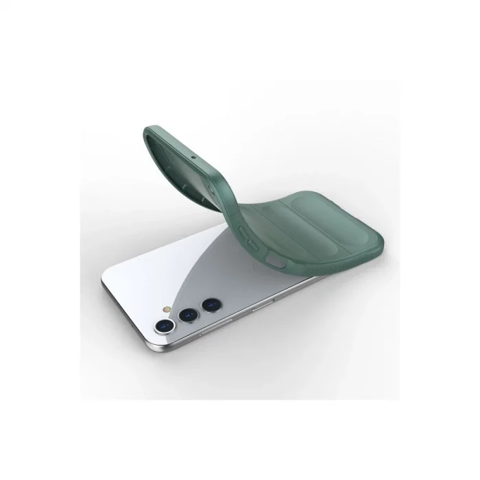 BUĞZ Samsung Galaxy A14 4g Kılıf Optimum Silikon - Koyu Yeşil