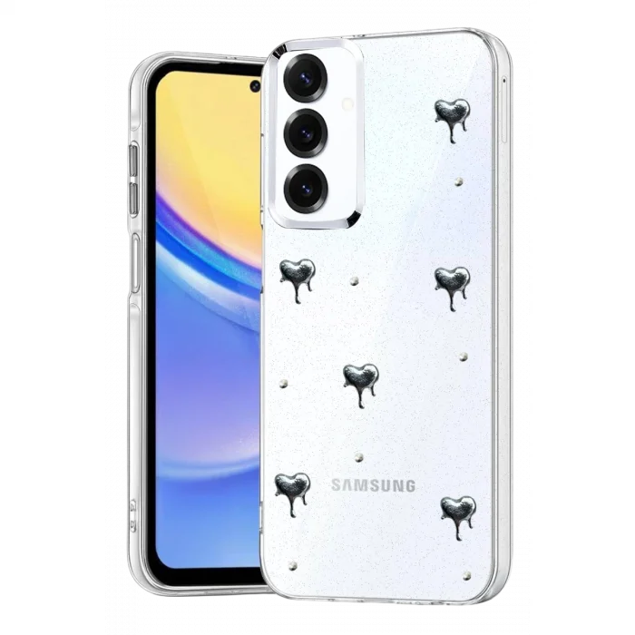 BUĞZ Samsung Galaxy A15 4g Fiyonk Desenli Kapak - Desen 1
