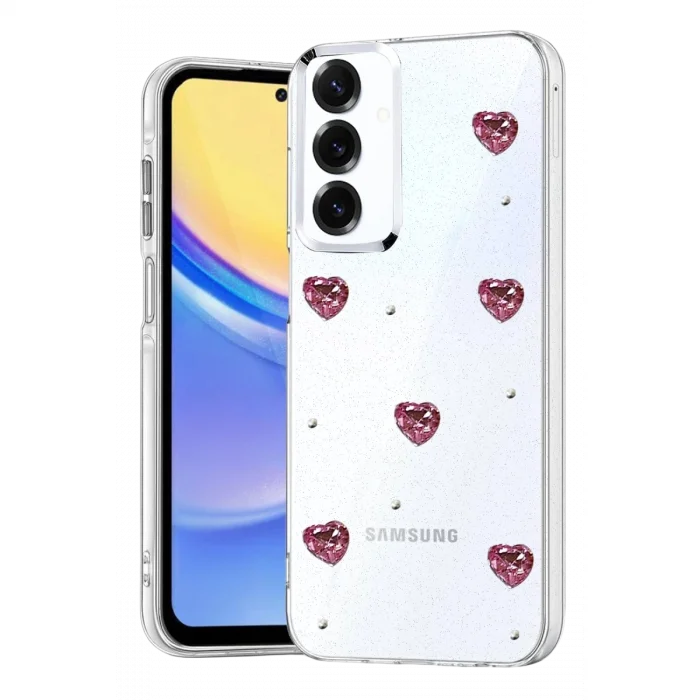 BUĞZ Samsung Galaxy A15 4g Fiyonk Desenli Kapak - Desen 3
