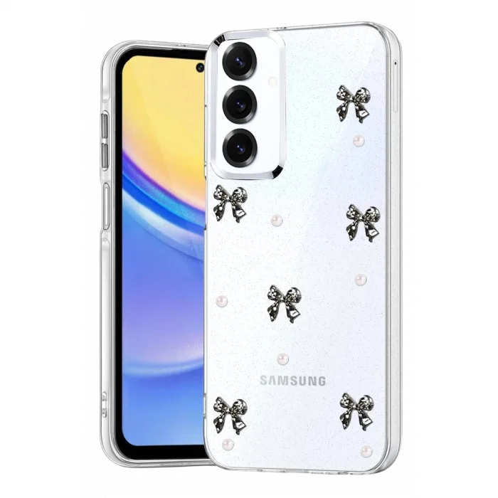 BUĞZ Samsung Galaxy A15 4g Fiyonk Desenli Kapak - Desen 8