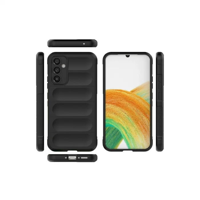 BUĞZ Samsung Galaxy A15 4g Kılıf Optimum Silikon - Siyah