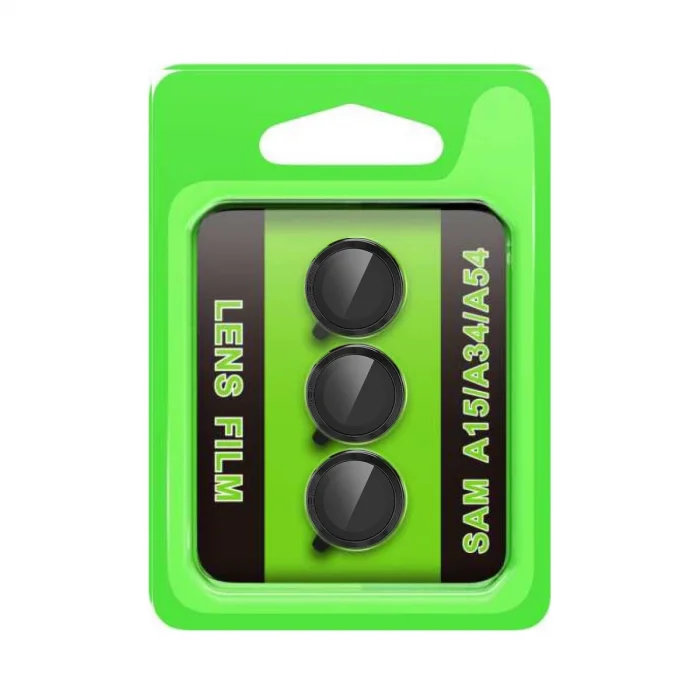 BUĞZ Samsung Galaxy A15 4g Raze Metal Kamera Lens - Siyah