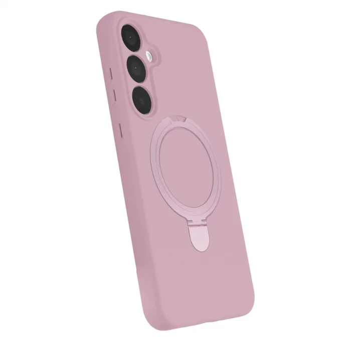 BUĞZ Samsung Galaxy A15 4g Regal Magsafe Standlı Kapak - Açık Pembe