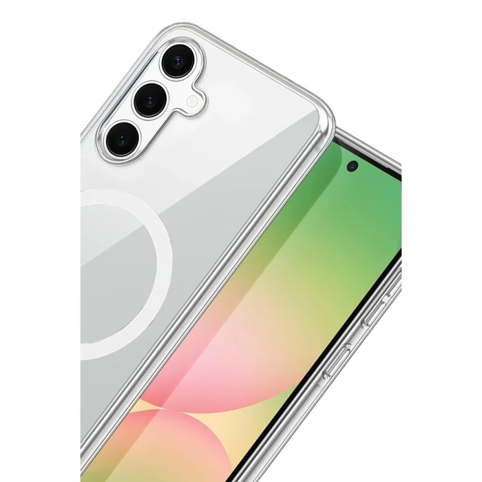 BUĞZ Samsung Galaxy A16 5g Combo Sert Şeffaf Magsafe Kapak - Şeffaf