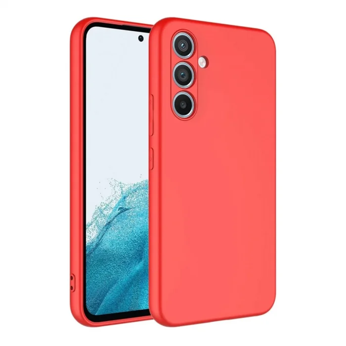 BUĞZ Samsung Galaxy A16 5g Kılıf First Silikon - Kırmızı