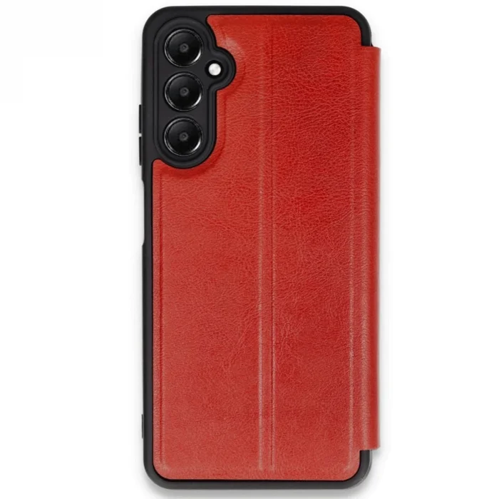 BUĞZ Samsung Galaxy A16 5g Kılıf Flip Cover - Kırmızı